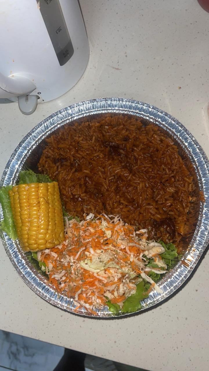 Rice, Corn & Salad