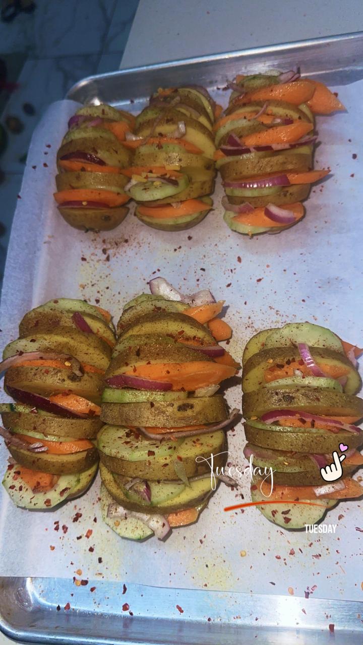 Hasselback Potatoes